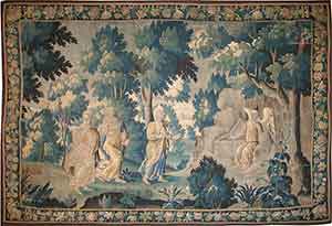 Tapisserie Flandre fin 17 ème siècle 260x360cm 8'8"x11'10" ft Tapisserie Flandre fin 17 ème siècle 260x360cm 8'8"x11'10" ft